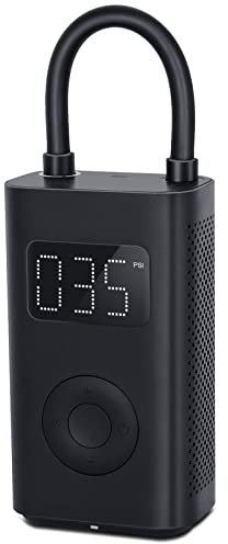 Xiaomi Mijia Mini Bomba de Aire Portátil 1S, Inflador Xiaomi 1S 150 PSI con Batería Recargable de 2000 mAh y Sensor de Presión con LED para Coche, Bicicleta, Moto, Pelota