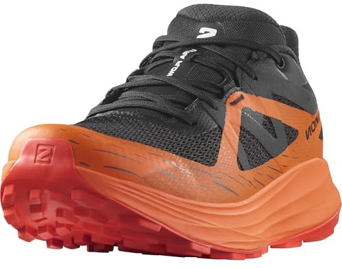 Salomon Ultra Flow Gore-Tex Wasserdichte Herren Trail-Laufschuhe,Wetterfest,Dämpfung von der Straße bis auf die Trails,Black,41 ⅓