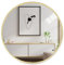 Holdfiturn 50cm Round Mirror,Large Modern Gold Copper Brushed Frame Wall Mirror,Metal Framed HD Glass Wall Mirror circle mirror for Makeup Bathroom Living Room Bedroom