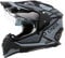 O'NEAL | Motorradhelm | Enduro Motorrad | Ventilationsöffnungen für maximalen Luftstrom & Kühlung, integrierte Sonnenblende | Sierra Helmet R V.24 | Erwachsene | Schwarz Grau | Größe XXL