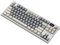Sikai Mechanische Tastatur,Farbdisplay,Kabellos,84 Tasten(Meeresblaue Schalter) Anti-Ghosting,Hot-Swapping,Programmierbar,RGB,Gaming Büro Tastatur,Bluetooth/2.4G/Kabelgebunden,4000mAh,QWERTY(Grau)