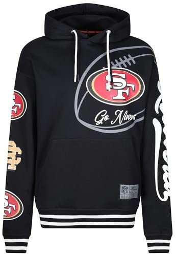 Recovered San Francisco 49ERS NFL Go Niners Hoody Schwarz - L