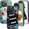 Personalised Case for iPhone 15 Plus, Custom Add Image, Photo, Text -Toughened Glass panel with shockproof TPU Rims | Optional Glow in the Dark | Photo Frame-1 Image
