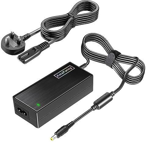 24V Power Supply Adapter for Logitech Racing Wheel G29 G920 G923 G25 G27 G940 PS3 Xbox 360 GT Driving Force GT Racing Wheel, Replacement APD DA-42H24, AD10110LF, 190211-0010 Power Cord.