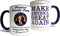 IKJHG Mug Donald Trump Inauguration Make America Great Again en céramique de qualité 325 ml