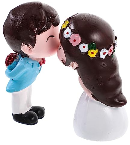 Alipis Hochzeitstortenfigur Küssendes Paar Aus Resin Für Kreative Torten Dekoration Hochzeitsdeko Für Kuchen Romantische Tortendeko Für Braut Und Bräutigam
