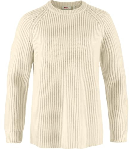 FJALLRAVEN 14600183-113 Övik Rib Sweater W Sweatshirt Women's Chalk White Size M