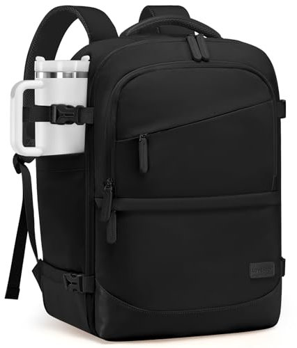 LOVEVOOK Handgepäck Reiserucksack 4 Stück, 40L Rucksack Damen Herren Groß Flugzeug mit Nass- und Trockenfach 45x36x20, 17.3 Zoll Laptop Travel Backpack Carry On Luggage Kofferrucksack für Trip Reise