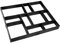 Morain Garten Plastik Fahrt Wege Pflasterstufe Steintstein Maker Zementform 10 GRIDS