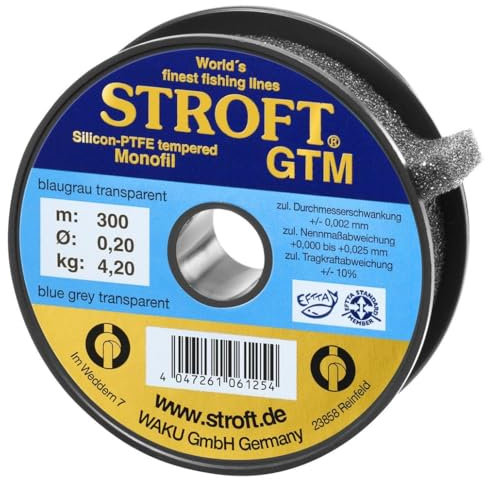Schnur STROFT GTM Monofile 300m, 0.200mm-4.2kg