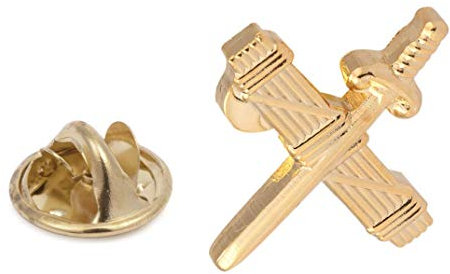 Gemelolandia | Broche de costume emblème de la Garde civile Faisceau de licteurs et épée | Accessoires Originaux Pour Hommes et Enfants Pour vestes, blazers ou pulls