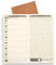2er Pack Gratis Diary Wöchentlich + Jährlich Planer Journal Refill einfügen – To Do List + Tägliche/Jährliche Kalender für Standard Regular Größe Reisende Notebook 21 x 10,8 cm