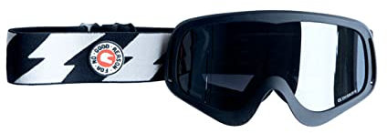 Goggle Brille ROEG Striped PERUNA schwarz/grau Biker Motorrad
