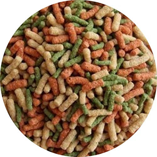 Teichsticks Teichfutter Gartenteich Sticks Koifutter Fischfutter ROT GRÜN HELL (10 kg)