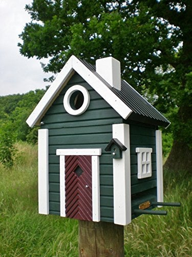 Wildlife Garden Vogelhaus 2in1 Nistkasten und Futterhaus für Vögel, SCHWEDEN Stil