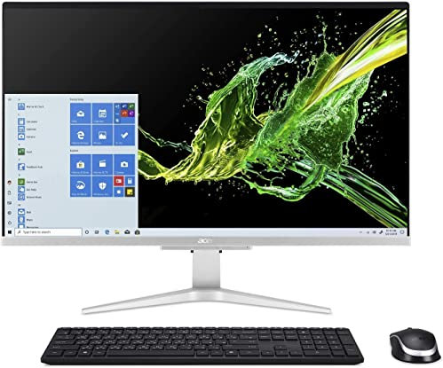 Acer Aspire C27-1655-UA91 AIO Desktop | 27 Full HD IPS Display | 11th Gen Intel Core i5-1135G7 | Intel Iris Xe Graphics | 12GB DDR4 | 512GB NVMe M.2 SSD | Intel Wireless Wi-Fi 6 | Windows 10 Home