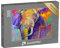 puzzleYOU: Puzzle 2000 Teile „Ölgemälde: Abstrakter, mehrfarbiger Elefant“ – aus der Puzzle-Kollektion Gemälde