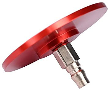 Leistungsstarker Massagebecher-Adapter für Vac-U-Lock-Maschine, Luftanschluss, Zubehör, Geschenk, 10,2 x 5,3 cm, Rot