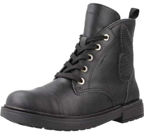 Geox J Eclair Girl, Stivale alla Caviglia, Nero, 27 EU