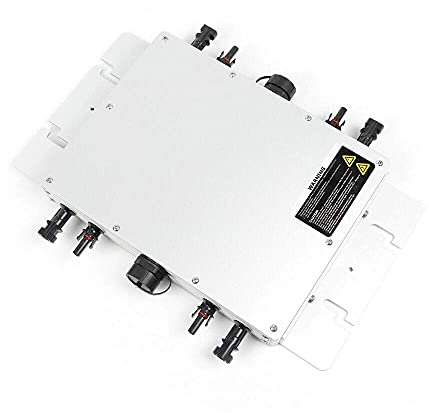 Panfudongk Micro Onduleur Solaire Grid Tie 1200 W - Convertisseur de Tension - Onduleur Solaire - 1200 W - Grid-Connected IP65 - tanche - Connexion en Parallle MPPT