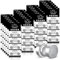 avmzvo LR44 Lot de 160 Piles Bouton LR44 sans Mercure 1,5 V, 357/357A/L1154/A76/GPA76