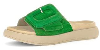 Gabor Damen Pantoletten, Frauen Slipper,sommerschuhe,sommerclogs,sandalen,freizeitschuhe,schlupfschuhe,schluepfschuhe,slides,verde,36 EU / 3.5 UK