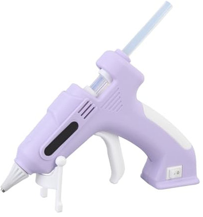 10Pcs Electric Hot Glue Tool Sticks High Hot Melt DIY Kit Wireless Glue Gun for Home, Electronic Dictionaries, Thesauri Translators (Purple)