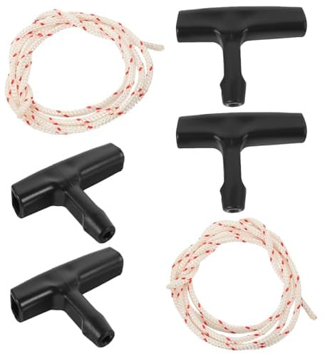 Garneck 2sätze Garagentor Notentriegelungs-zugschnüre Mit Griffen Garagentor Öffner Seil Und Kabel Ersatzkit Für Dachboden Und Garage Pull Cord Rope Für Einfache Handhabung