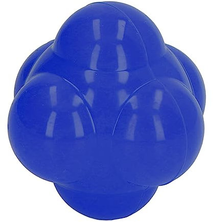 equlup Bolas de reacción de Rebote para la Agilidad o Ojo de la Mano y el Entrenamiento de coordinación de 68 mm Reflex Ball Games Entrenamiento de Campo Deportivo (Azul)