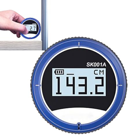 Hozaenwa Digitaler Rollmaßband | Ausgestattet mit LCD-Display für Messungen an flachen und gebogenen Oberflächen - Präzises Längenmessgerät Für Sanitärarbeiten Bauhandwerken Heimwerken Ingenieurwesen