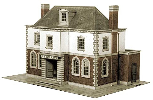 B25 Superquick Police Station or Library - 1/72 OO/HO - Card Model Kit