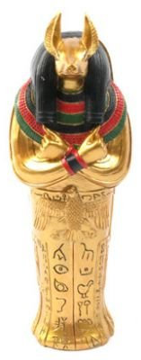 Puckator Schmuckkästchen mit Anubis Sarcophagus, Gold