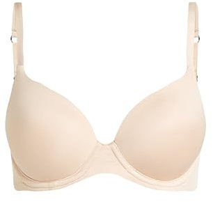 Hunkemöller Damen Vorgeformter Bügel-BH Super soft C70, Tan