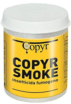 COPYR | Copyr Smoke: Insetticida Fumogeno pronto all'uso contro Insetti Volanti e Striscianti Pulci Cimici Scarafaggi e Formiche - barattolo da 30 gr