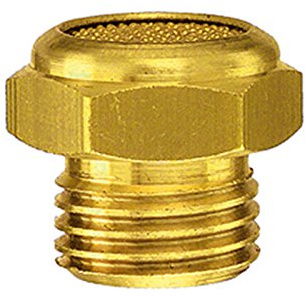 RIEGLER 113337-569-6 Sinterbronce-Schalldämpfer, flach, G 1 a., SW 36, 1Stk