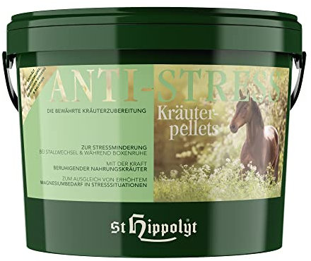 St. Hippolyt Anti-Stress-Kräuterpellets 10 kg- erhöht die psychische Belastbarkeit des Pferdes in Stresssituationen