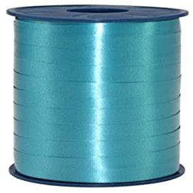 Präsent C.E. PATTBERG Geschenkband meergrün, 250 Meter Ringelband 10 mm zum Basteln, Dekorieren & Verpacken von Geschenken zu jedem Anlass