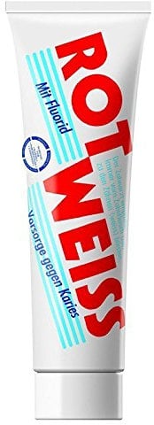 Rot-Weiss Zahncreme 75ml, 12er Pack (12x 75ml)