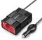 BESTEK Convertisseur 300W 12V à 230V Adaptateur Allume-Cigare avec Prise Electronique et Double Ports USB Onduleur Voiture - Noir
