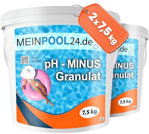 Meinpool24.de 15 kg pH-Senker Granulat für den Pool pH-Minus Granulat
