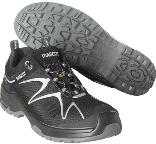 Mascot Unisex-Erwachsene Sicherheitshalbschuh Sicherheitsschuhe, Mehrfarbig (Schwarz/Silber)