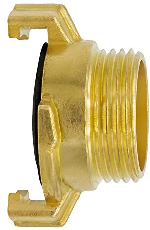 VARIOSAN Schnellkupplung Aussengewinde 12319, 3/8 AG, Messing blank, System Geka