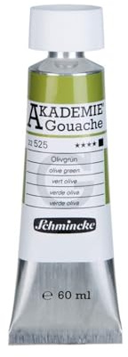 Schmincke – AKADEMIE® Gouache - feine Künstler-Gouache, Olivgrün - 60 ml