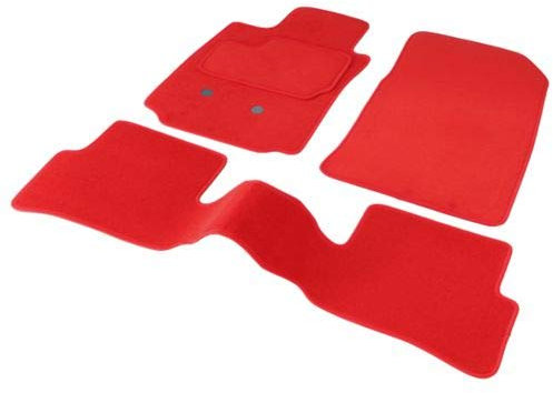 Tapis MEGANE 3 Coupe, 2 Avants + 1 arriere ROUGE, du 11.08 au ce jour sur mesure. Gamme Tapis ETILE