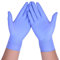 Jingyun 100 Counts Disposable Latex Disposable Food Gloves Safe Hand Gloves-Purple Blue C02