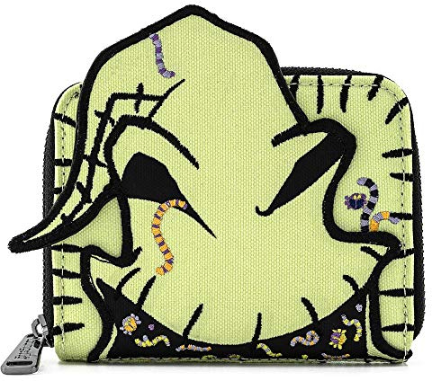 Loungefly Portefeuille Disney L'Étrange Noël de Monsieur Jack pour Femme Oogie Boogie Glow in The Dark en Simili Cuir avec Fermeture éclair