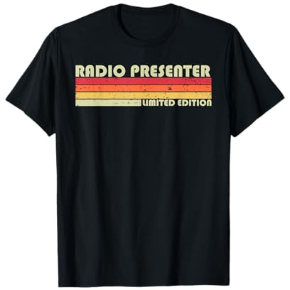 RADIO PRESENTER Funny Job Title Profession Birthday Worker T-Shirt