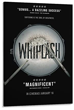 Filmposter Whiplash Leinwand-Kunstposter und Wandkunst, Bilderdruck, modernes Familien-Schlafzimmer, Dekor-Poster, 20 x 30 cm