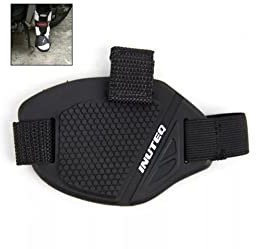 Protección para zapatos de moto, universal, palanca de cambio de goma, accesorios de color negro