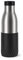 Tefal Trinkflasche, 0,7 l, Edelstahl 18/10, luftdicht, Silikonhülle, ergonomisch, hält Getränke 12 Stunden heiß und 24 Stunden kalt, spülmaschinenfest, Bludrop Sleeve schwarz N3111110